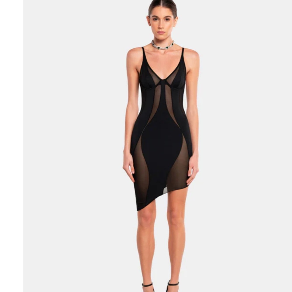 OW Collection Swirl Mini Dress M